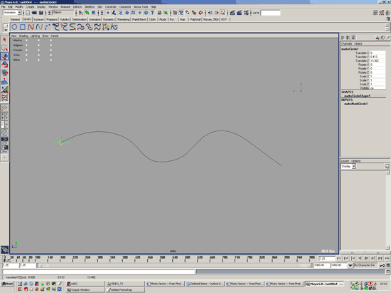 Extruding geometry along a curve