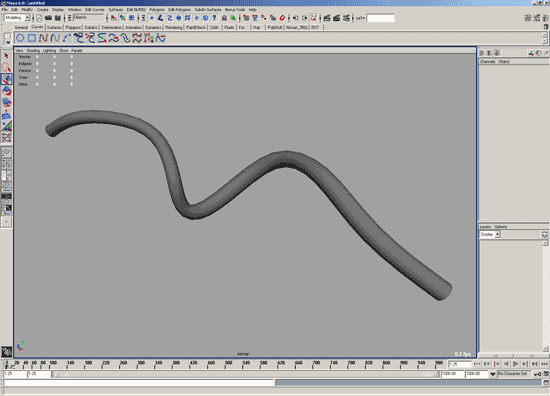 Extruding geometry along a curve