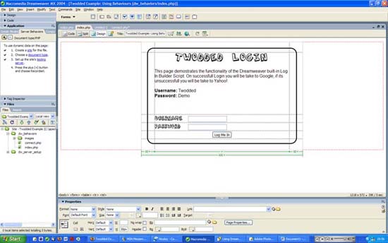 Integrating MySQL to build a Login Application