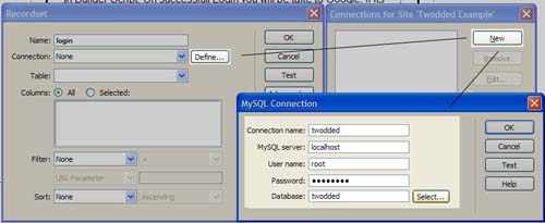 Integrating MySQL to build a Login Application